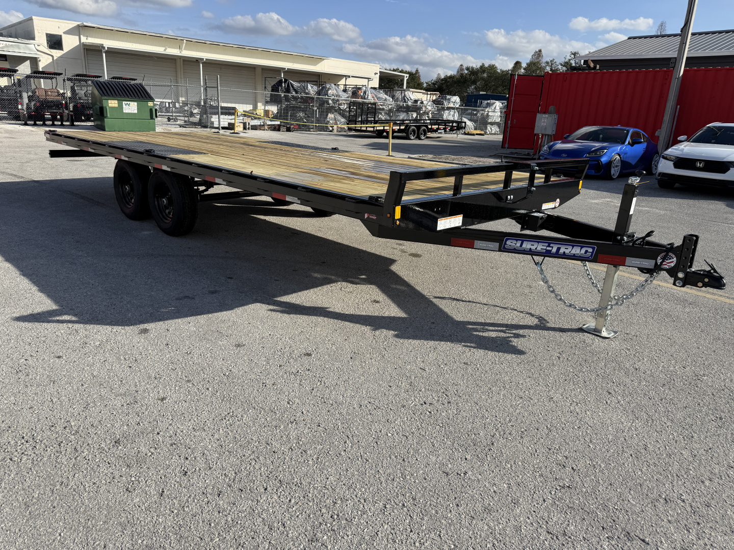 New 2026 Sure-Trac 8.5x20 LP Flatbed 10K Deckover Trailer
