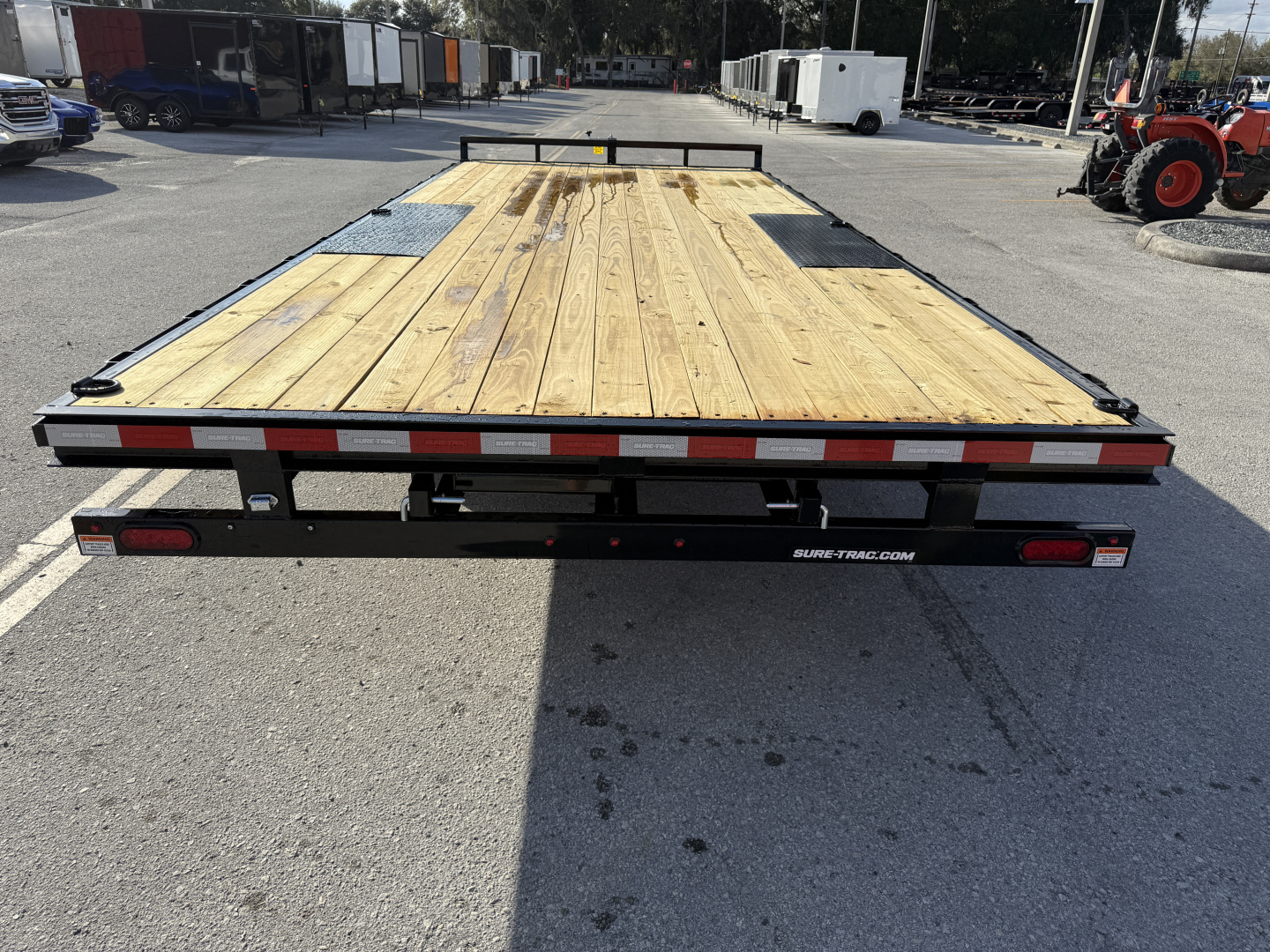 New 2026 Sure-Trac 8.5x20 LP Flatbed 10K Deckover Trailer