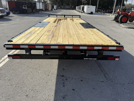 New 2026 Sure-Trac 8.5x20 LP Flatbed 10K Deckover Trailer