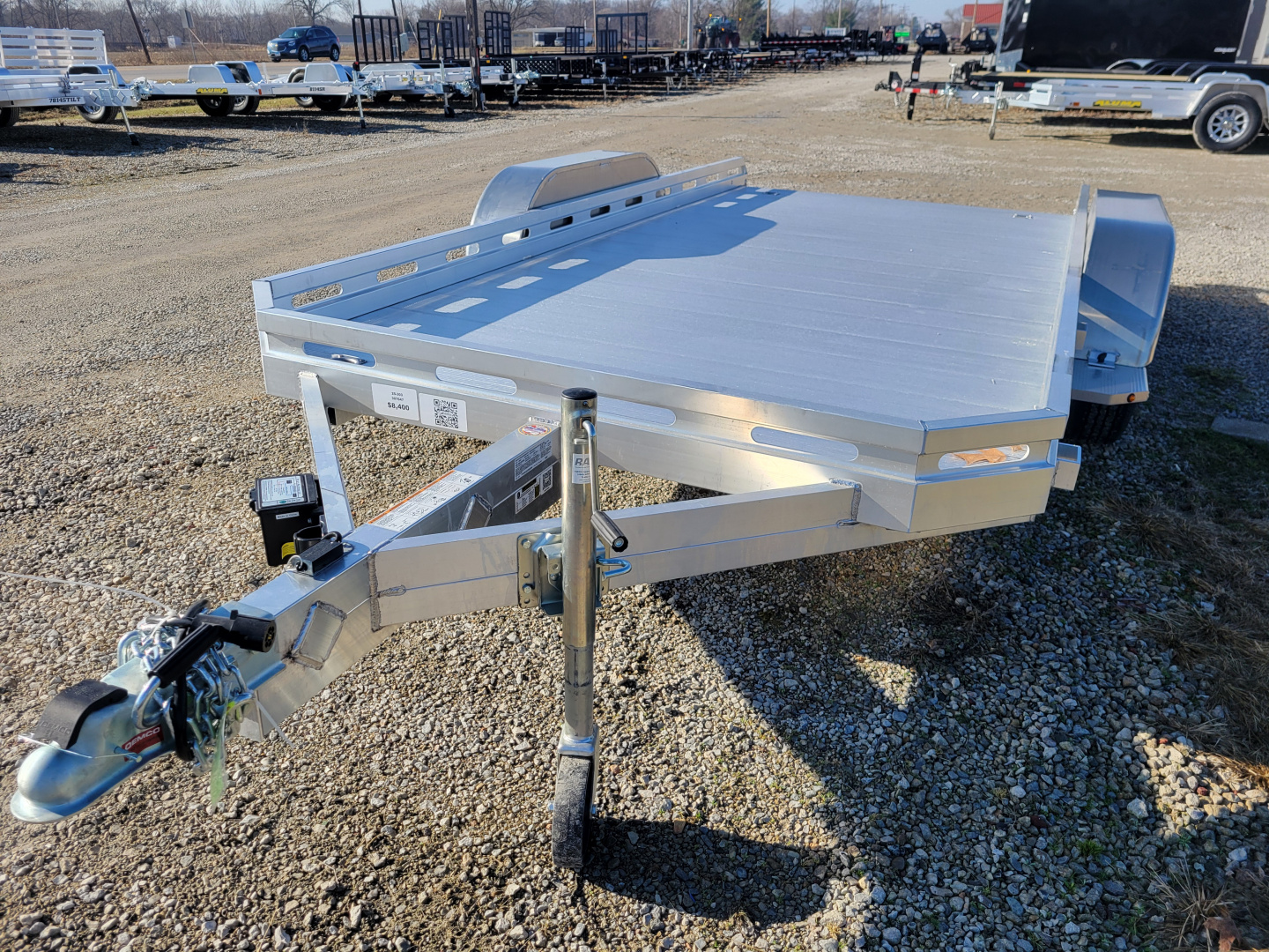 New 2026 Aluma 7814 Tandem Axle Electric Brakes Utility Trailer