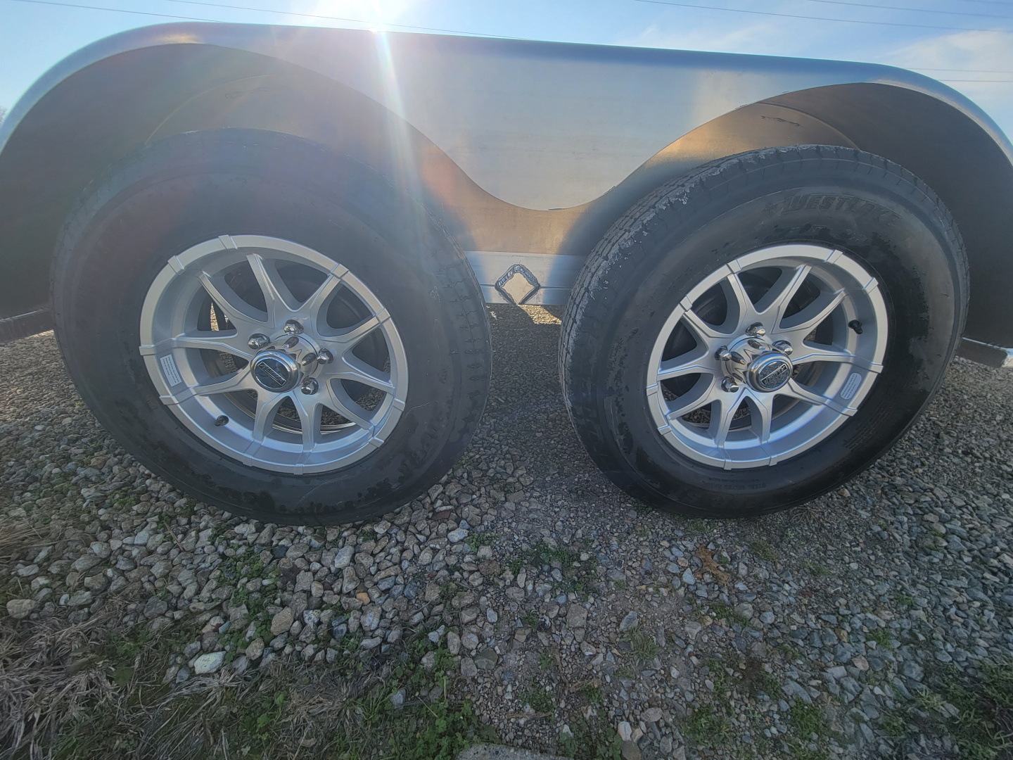 New 2026 Aluma 7814 Tandem Axle Electric Brakes Utility Trailer