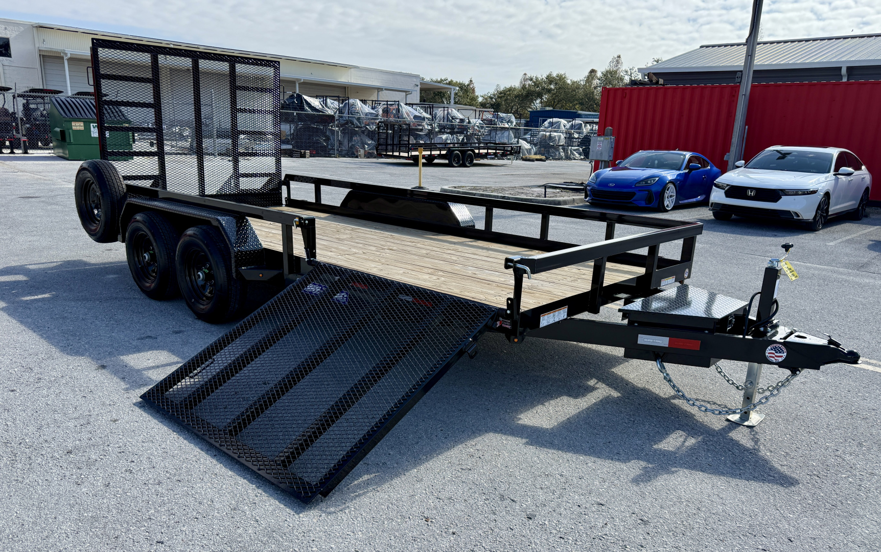 New 2026 Sure-Trac 7x16 Tube Top 10K Utility Trailer