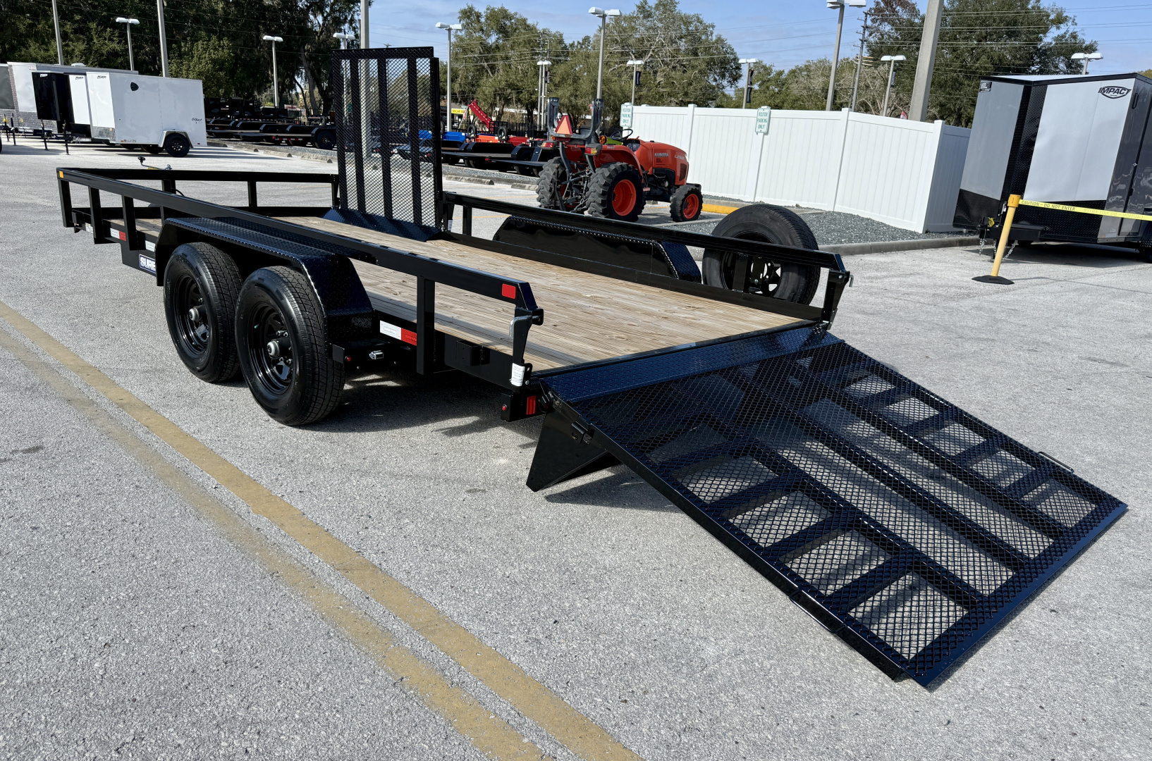 New 2026 Sure-Trac 7x16 Tube Top 10K Utility Trailer