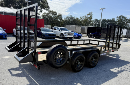 New 2026 Sure-Trac 7x16 Tube Top 10K Utility Trailer