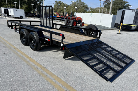 New 2026 Sure-Trac 7x16 Tube Top 10K Utility Trailer