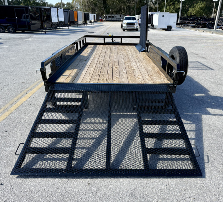 New 2026 Sure-Trac 7x16 Tube Top 10K Utility Trailer