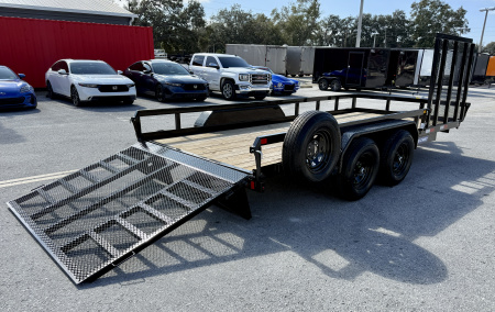 New 2026 Sure-Trac 7x16 Tube Top 10K Utility Trailer