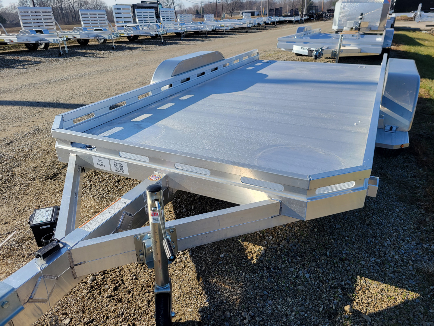 New 2026 Aluma 7814 Tandem Axle Electric Brakes Utility Trailer