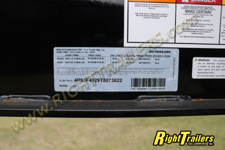 New 2026 8.5X40 PJ GOOSENECK EQUIPMENT TRAILER