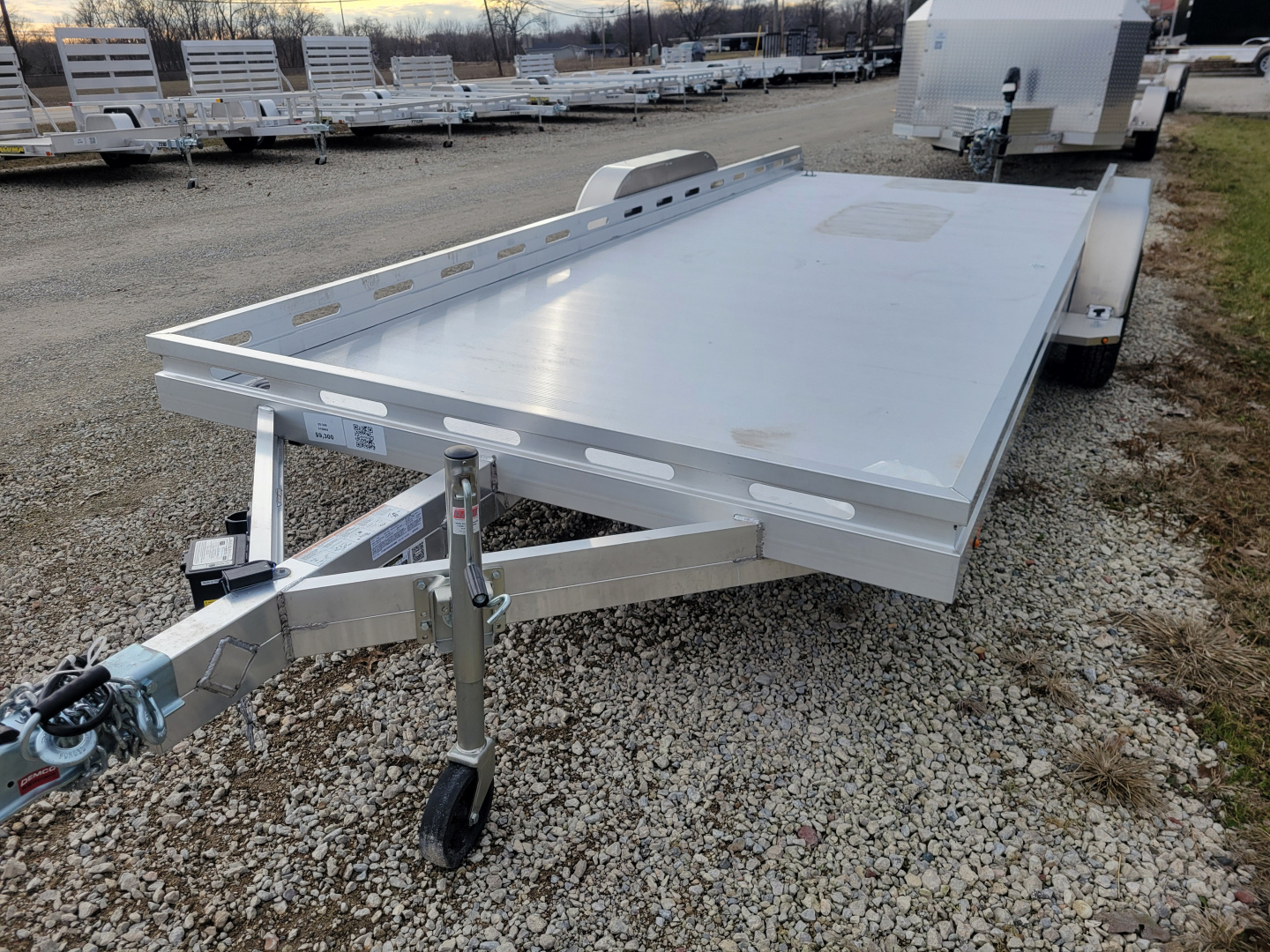 New 2027 Aluma 8018 Tandem Axle Electric Brakes Utility Trailer