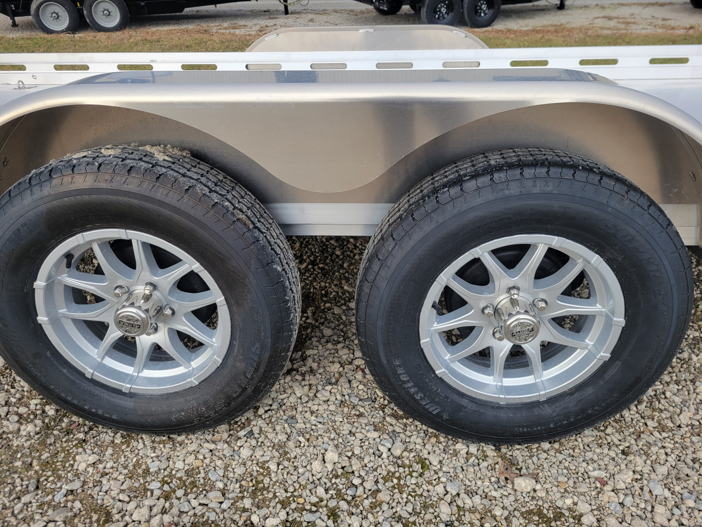 New 2027 Aluma 8018 Tandem Axle Electric Brakes Utility Trailer