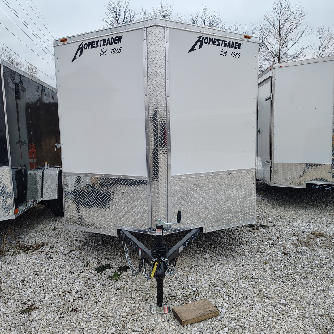 New 2026 Homesteader 7x12 SA Cargo / Enclosed Trailer, 6' interior height, .030 exterior, 35k axles, intrepid series
