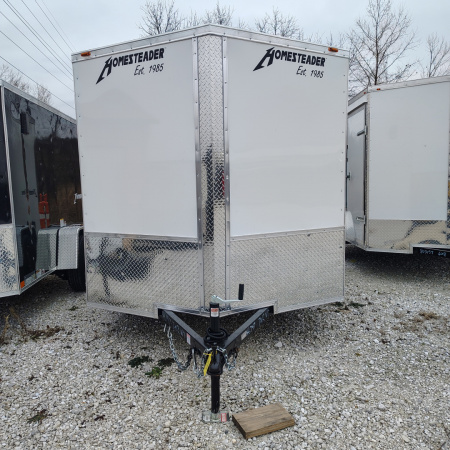 New 2026 Homesteader 7x12 SA Cargo / Enclosed Trailer, 6' interior height, .030 exterior, 35k axles, intrepid series