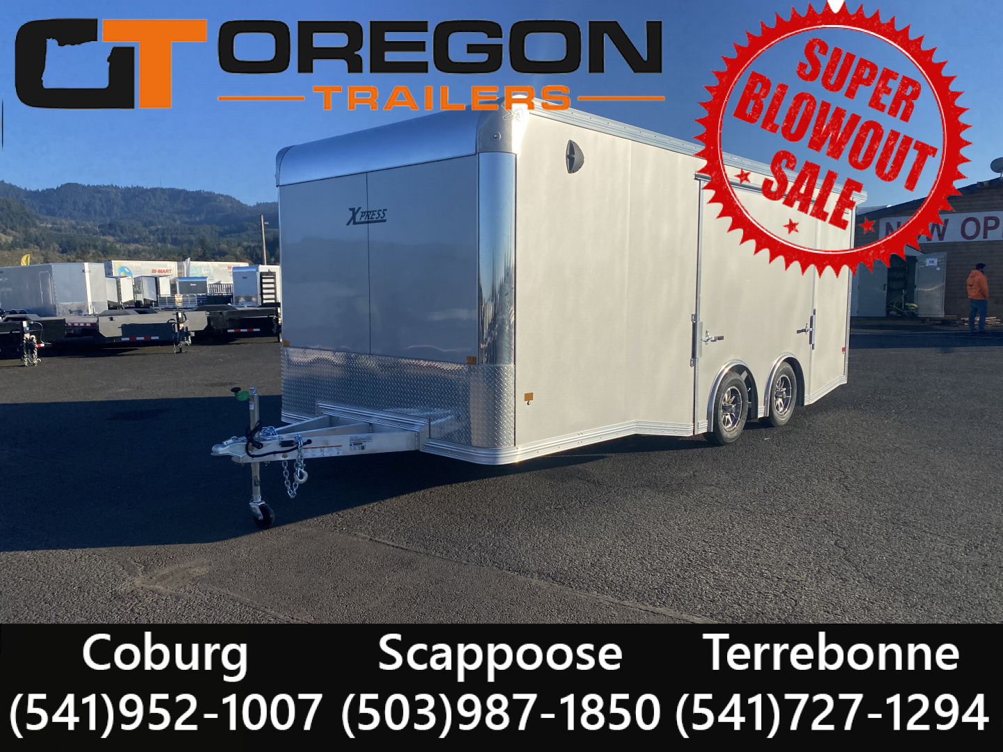 New 2026 ALCOM XPRESS 8.5X20 LOADED Race Trailer w/ Escape Door 7K GVWR
