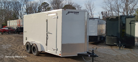 New 2026 Homesteader Trailers / 714IT Intrepid / 6'6   Interior Height / .030 White Aluminum / Ramp Rear Door / 32  Side Door