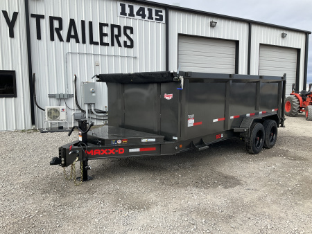 New 2026 MAXX-D 83”x16’ Bumper Pull Dump w/ 48” Sides – DJX