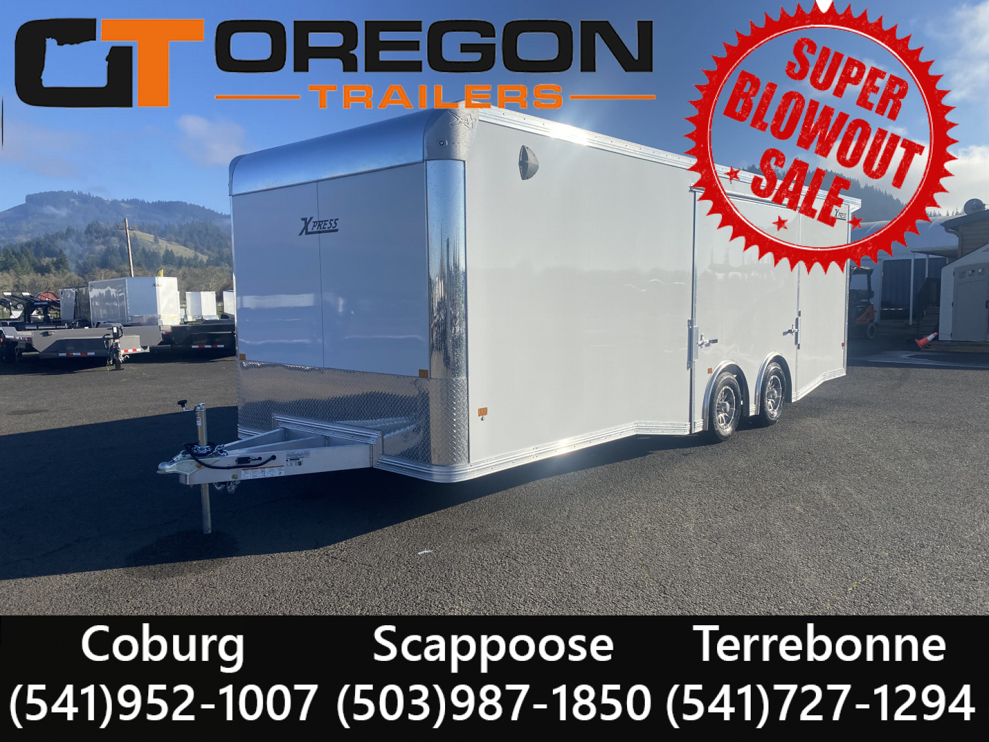 New 2026 ALCOM XPRESS 8.5X24 LOADED Race Trailer w/ Escape Door 10K GVWR