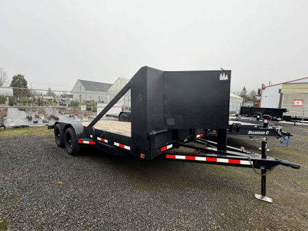 Used CAR HAULER USED 1997 ACT 7000 GVWR 83  X 16' FLAT BED TRAILER