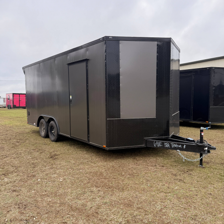 New 8.5X18TA Charcoal Standard Car Hauler Trailer