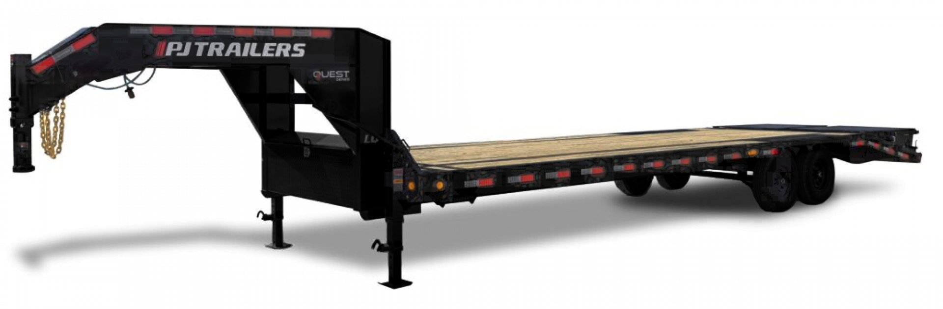 New 2026 PJ Trailers 30' x 102" LQ302 Flatbed Trailer