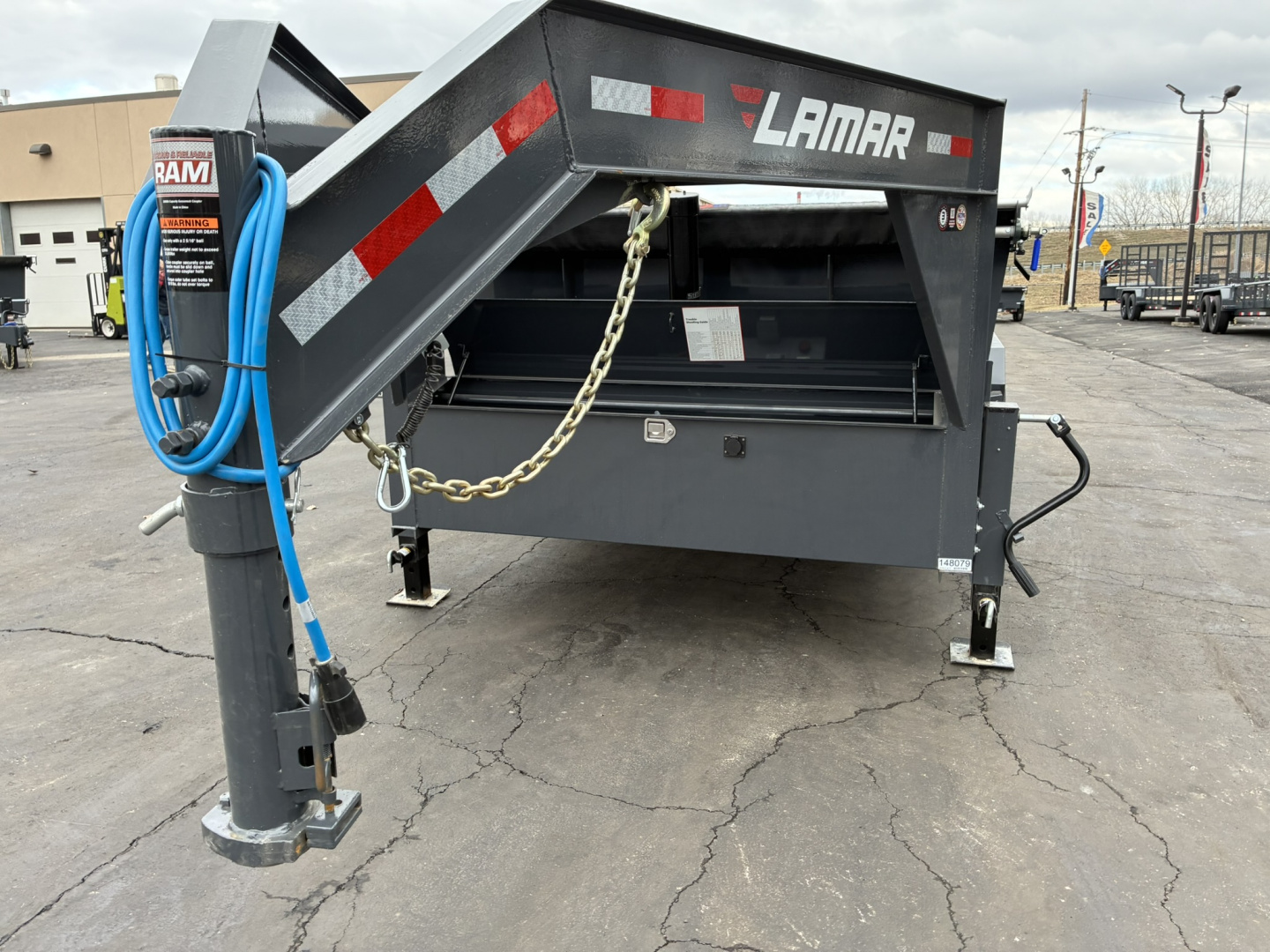New 2026 Lamar Trailers 83"X14'DT-14K Gooseneck Bodies