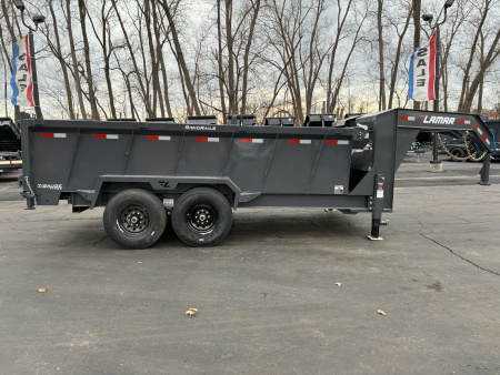 New 2026 Lamar Trailers 83 X14'DT-14K Gooseneck Bodies