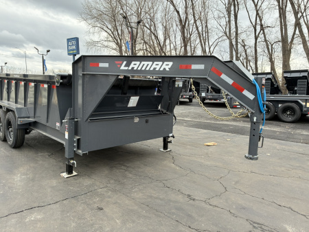 New 2026 Lamar Trailers 83"X14'DT-14K Gooseneck Bodies
