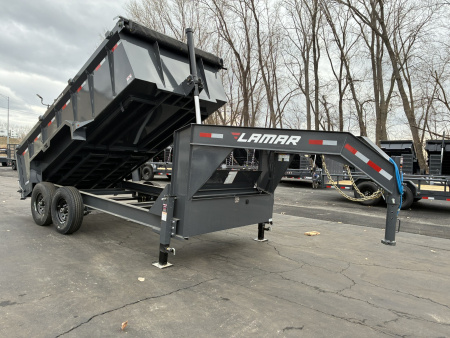 New 2026 Lamar Trailers 83"X14'DT-14K Gooseneck Bodies