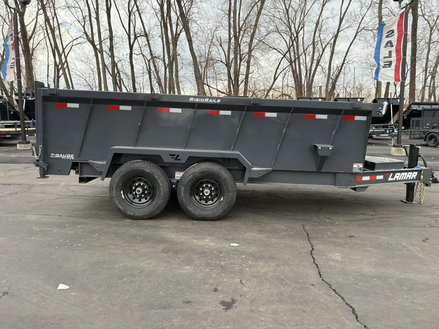 New 2026 Lamar Trailers 13"X14' DT-14K Dump Trailer