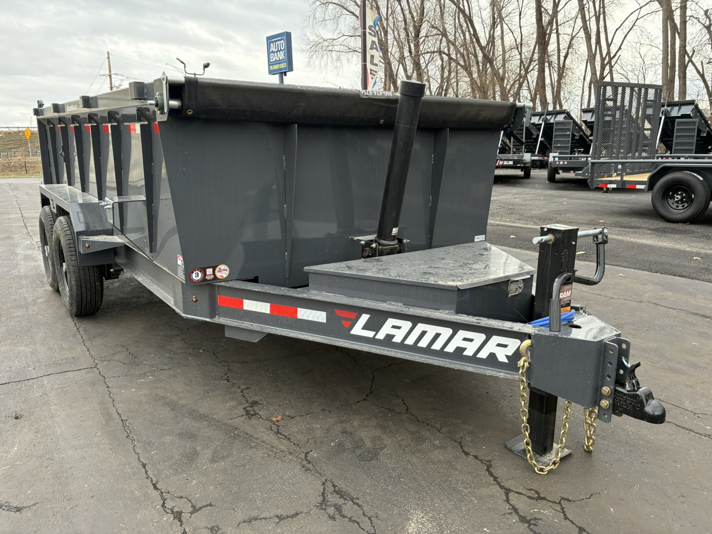 New 2026 Lamar Trailers 13"X14' DT-14K Dump Trailer