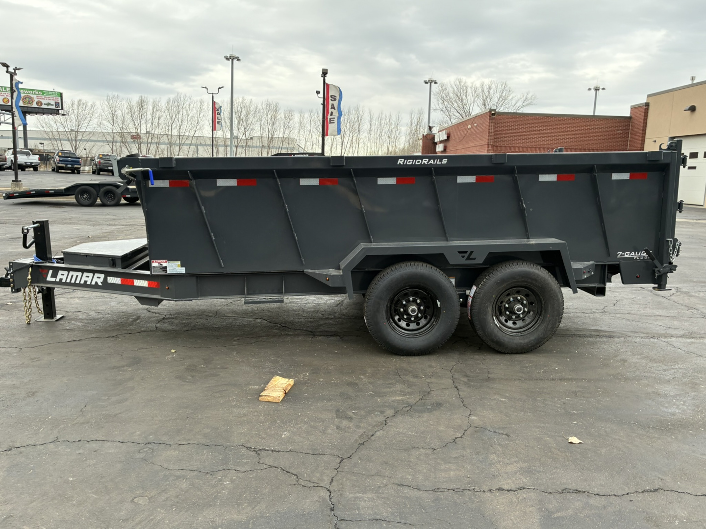 New 2026 Lamar Trailers 13"X14' DT-14K Dump Trailer