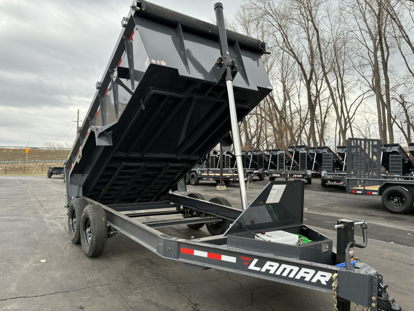 New 2026 Lamar Trailers 13"X14' DT-14K Dump Trailer