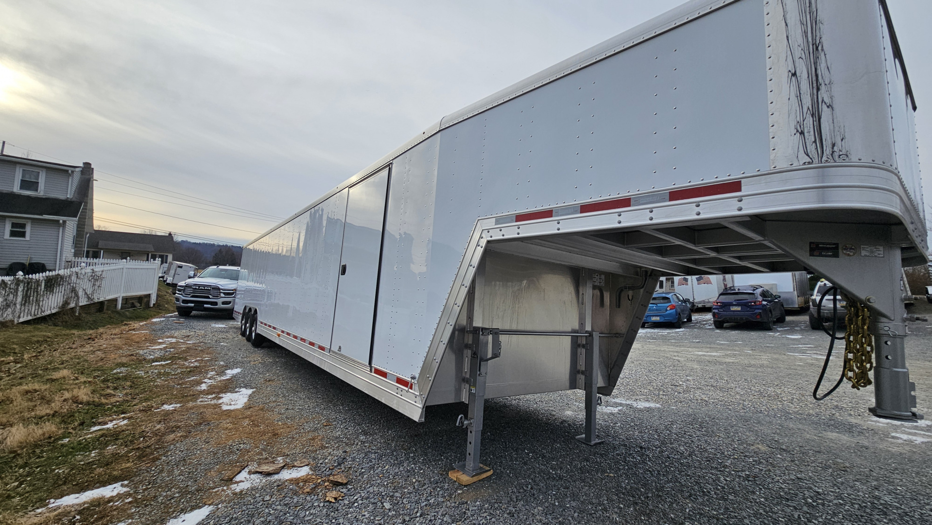 New 2026 Featherlite Trailers GOOSENECK 4941 8.5X40 TRIPLE Car / Racing Trailer