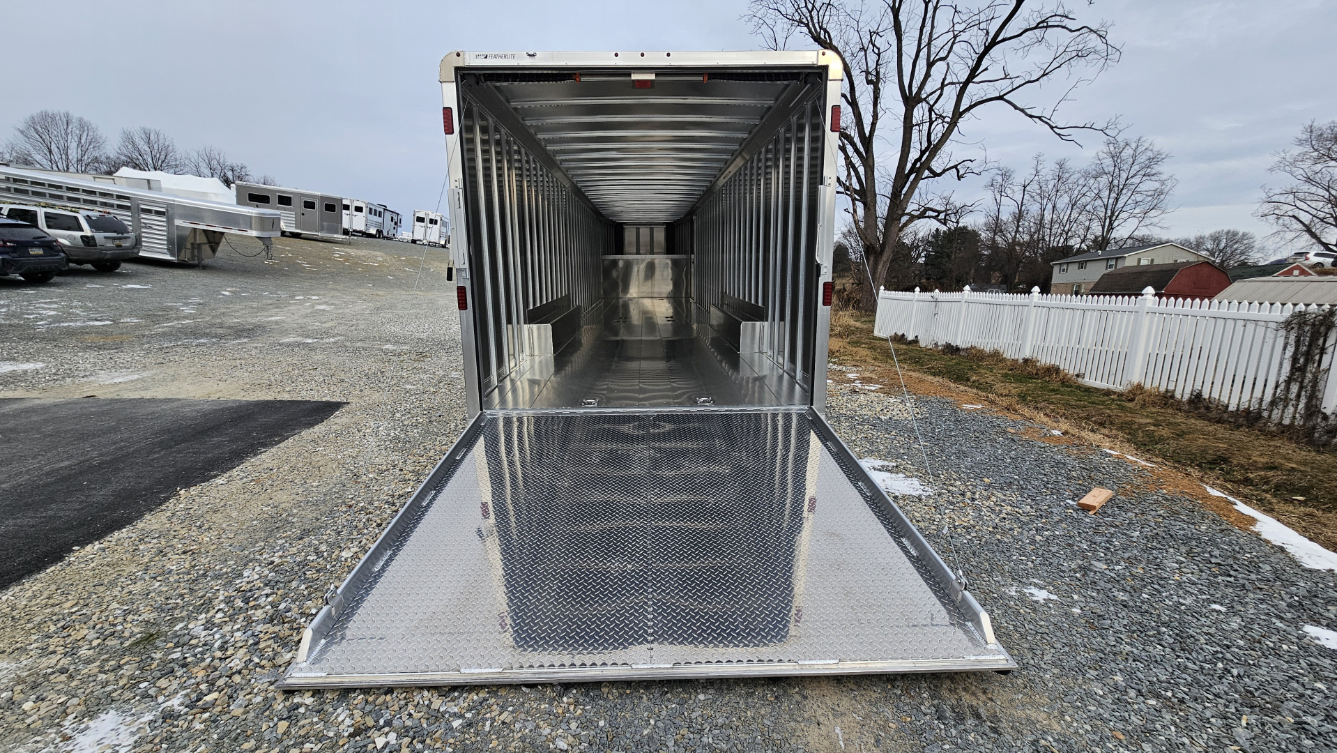 New 2026 Featherlite Trailers GOOSENECK 4941 8.5X40 TRIPLE Car / Racing Trailer