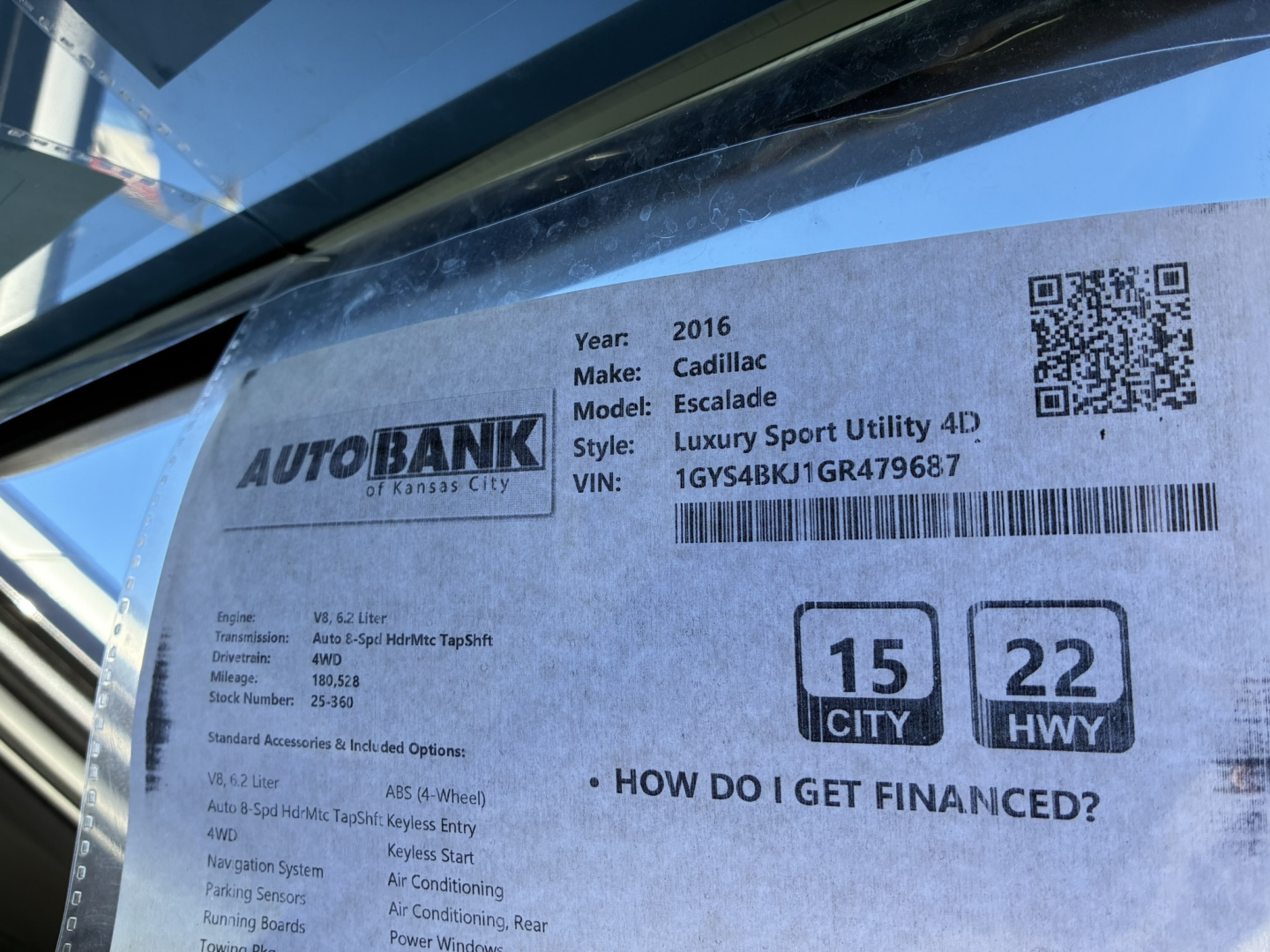 Used 2016 Cadillac Escalade Luxury Sport SUV