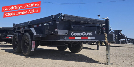 New 2026 Good Guys Trailers 5' x 10' Low-Profile Dump Trailer w/5200# Axles