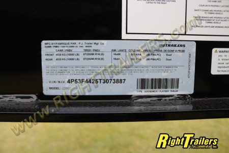 New 2026 8.5X35 PJ GOOGSENECK EQUIPMENT TRAILER