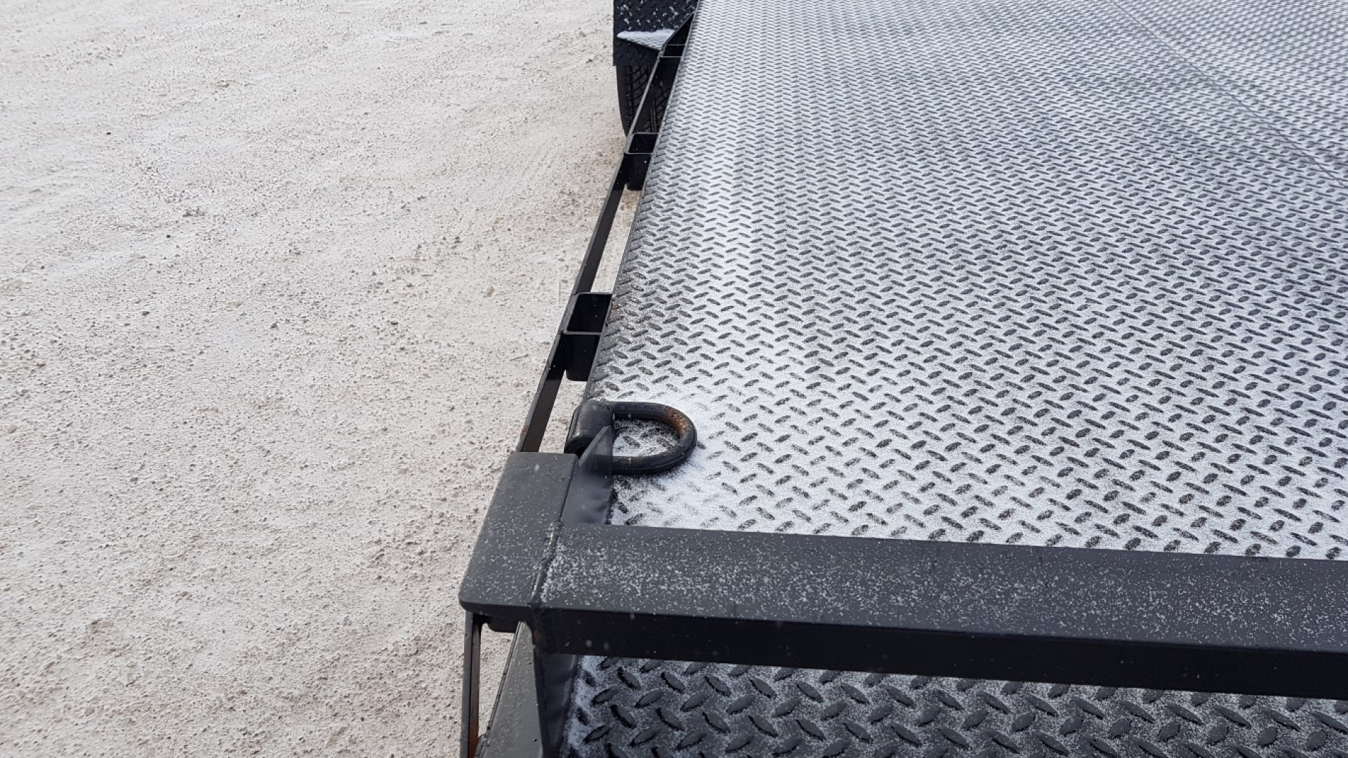 Used 2005 Interstate Manufacturing 7x18 Steel Deck I 10K Equipment Trailer