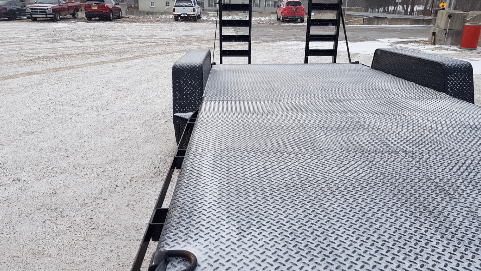 Used 2005 Interstate Manufacturing 7x18 Steel Deck I 10K Equipment Trailer