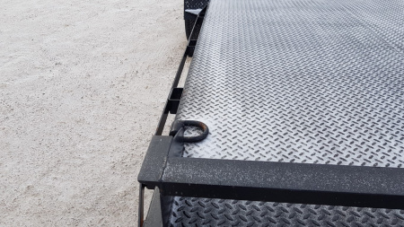 Used 2005 Interstate Manufacturing 7x18 Steel Deck I 10K Equipment Trailer