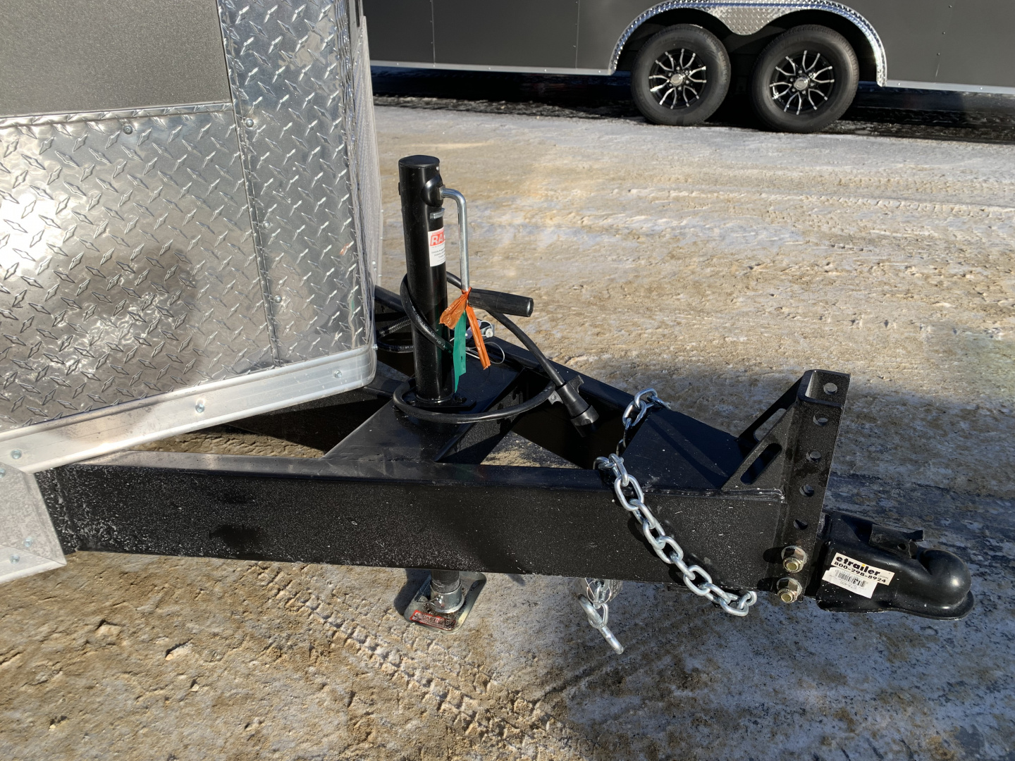 New 2026 Pace American 8.5x18 + 2ft V nose/ Rear Spoiler/ Journey SE / 7' Int. / 16" oc construction - 7000GVW