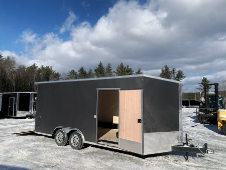 New 2026 Pace American 8.5x18 + 2ft V nose/ Rear Spoiler/ Journey SE / 7' Int. / 16  oc construction - 7000GVW