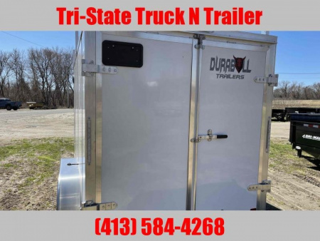 New 2026 Durabull 7x16 Enclosed Contractor Barn door & ramps