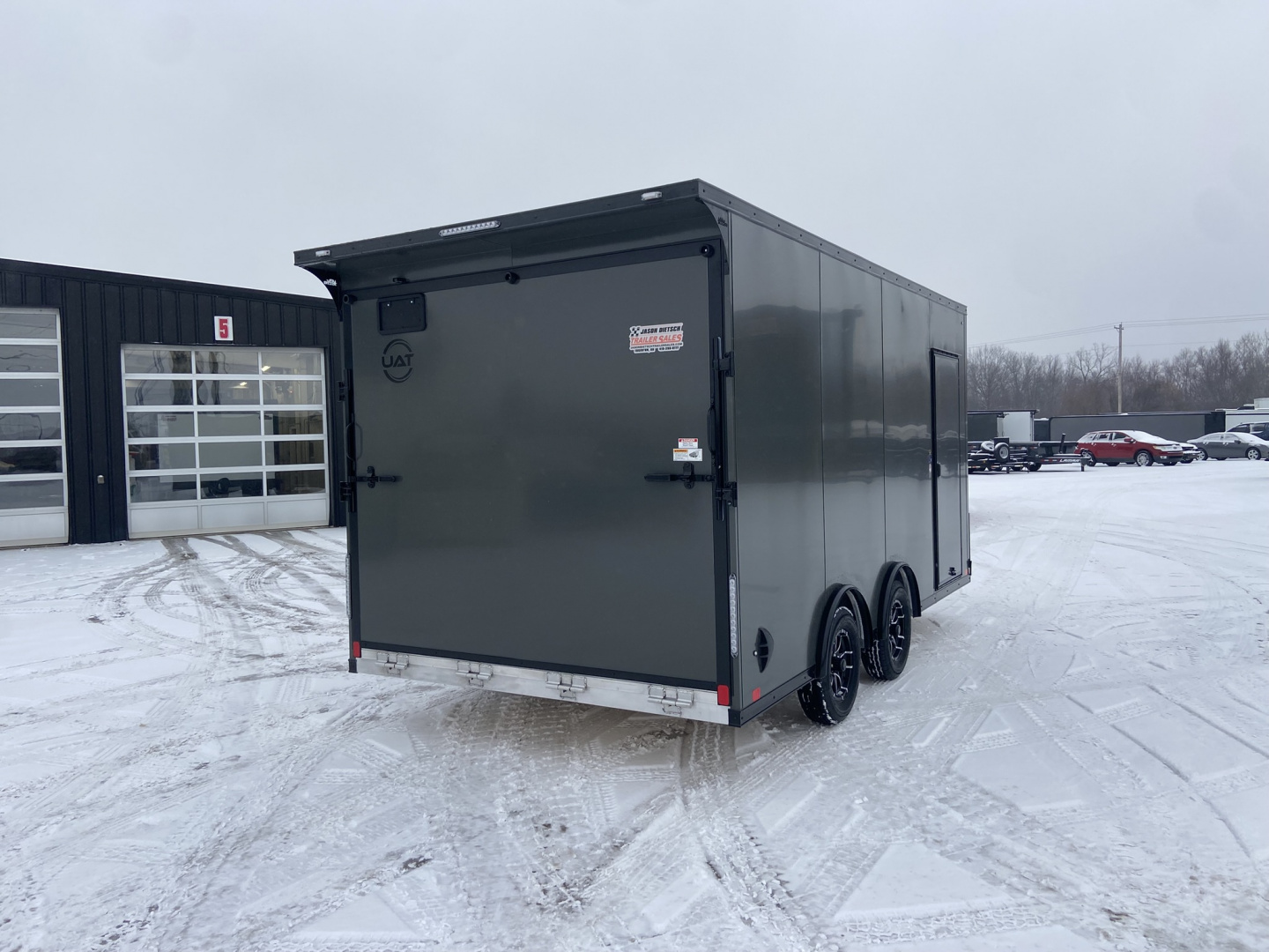 New United UATV 8.5x16 Aluminum Enclosed Trailer