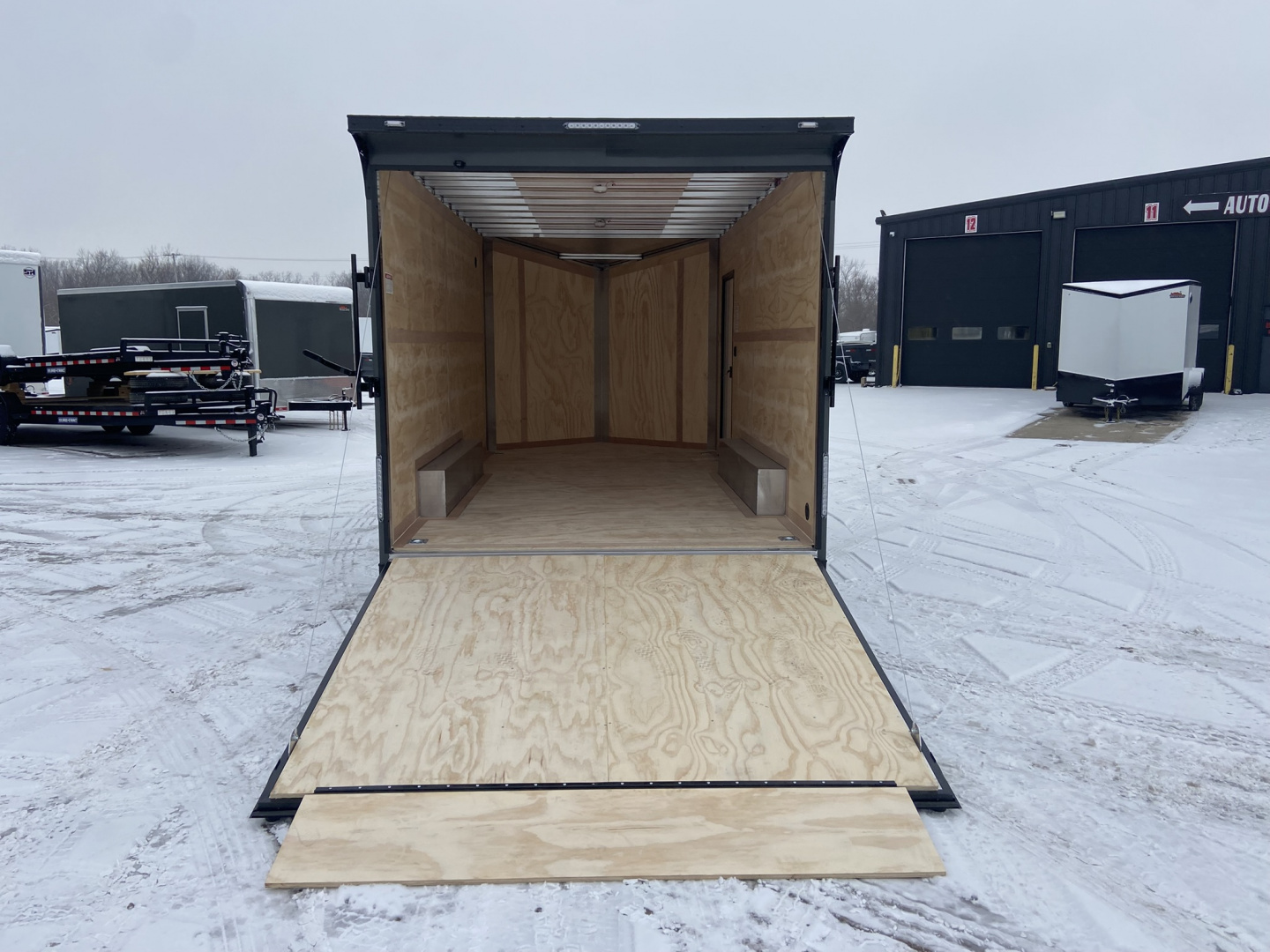 New United UATV 8.5x16 Aluminum Enclosed Trailer