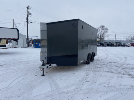 New United UATV 8.5x16 Aluminum Enclosed Trailer
