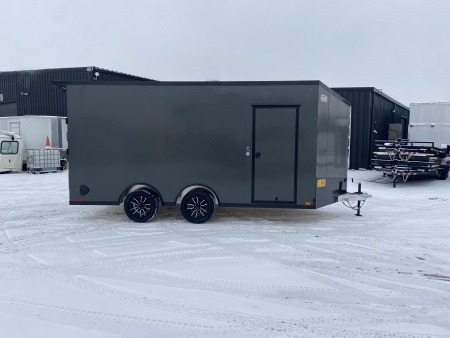 New United UATV 8.5x16 Aluminum Enclosed Trailer