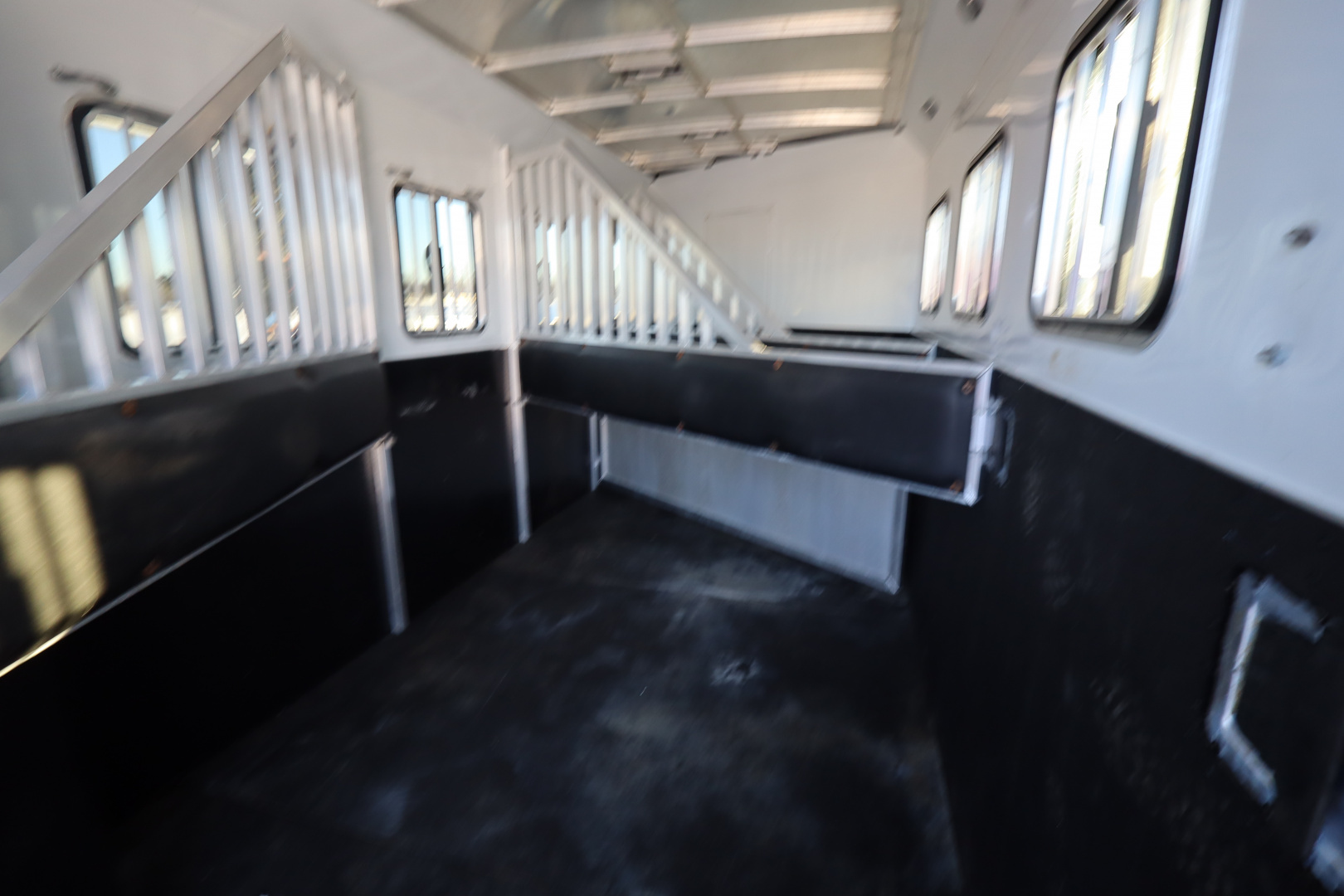 Used 2021 Bison Trailers 4 Horse LQ Slide-out Horse Trailer