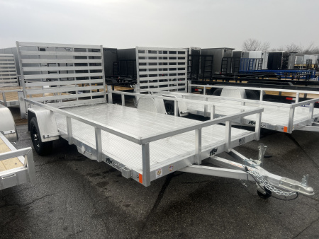 New 2026 Black Rhino LS 7X14 3K Aluminum Deck Utility Trailer