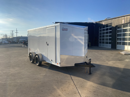 New United 14' UJ V-Nose Enclosed Cargo Trailer